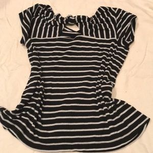 3 for $25 LOFT Short Sleeve Sweater Keyhole Back